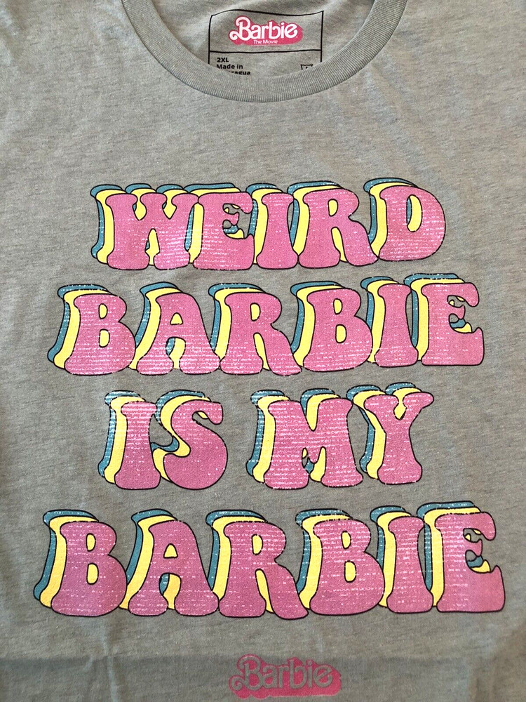 WEIRD BARBIE Is My Barbie T-Shirt Mattel Officially Licensed Unisex 2XL