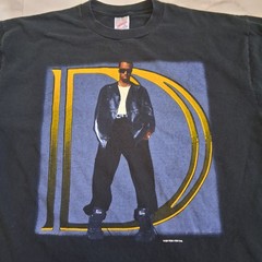 Vintage 1997 Jerzees Puff Daddy Concert T-Shirt Black Size XL Double-Sided EUC
