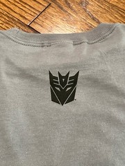 2007 vtg transformers Megatron movie y2k90s t-shirt comic rap hip hop nos gray L