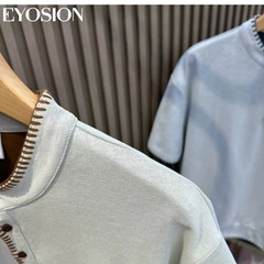Men’s Henley Shirt Old Money Style Short Sleeve Casual Slim Fit Knit T-Shirt