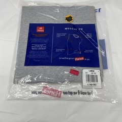 Hanes Muscle Tee Gray Light Steel Large 42-44 1998 15763 90% Cotton NOS