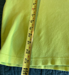 VINTAGE 90’S LIME GREEN SHIRT, HIGH NECK, SAN FRANCSICO CITY STREETS L