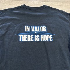 NYPD Shirt Memorial PSA 5711 In Valor There Is Hope Men’s Black Large