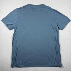 Free Fly Bamboo Tee Large Blue Raglan Short Sleeve Performance T-Shirt FF-120320