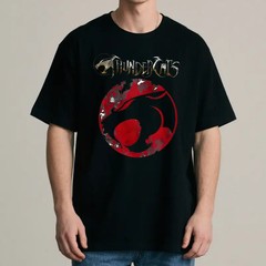 ThunderCats Streetwear Graphic T-Shirt Leopard Pattern Retro Tee