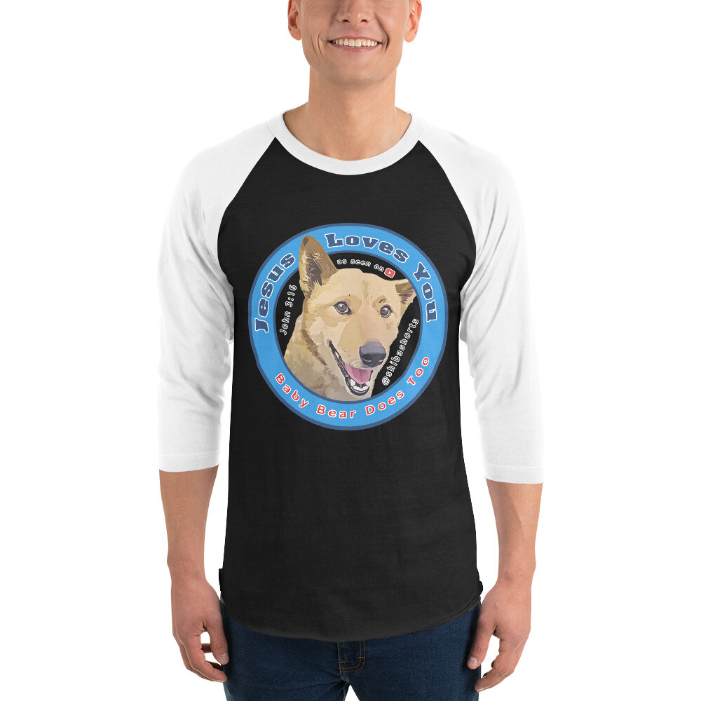 Baby Bear 3/4 sleeve raglan shirt