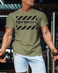076. Gymish Lifestyle Funny Workout Gym T-Shirt for Men