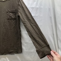 G.H. Bass & Co. Long Sleeve Pocket Tee NWT Men’s S Brown *