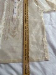 Barong Tagalog Formal Wear Men’s Size 2X NWOT Philippines Organza NWOT