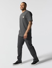 Men’s Heavyweight Pocket T-Shirt Loose Fit Workwear Cotton Short Sleeve Tee