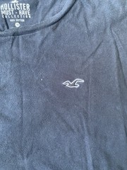 Hollister Must-Have Collection Black Crew Neck T-Shirt Mens Medium