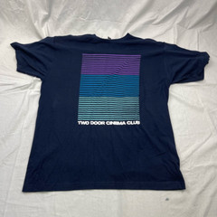 Tultex Mens Graphic T-Shirt Two Door Cinema Club Crew Neck Sportswear XL New