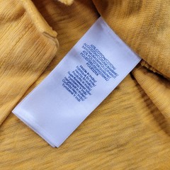 Chaps Shirt Mens Small Yellow Long Sleeve Henley Soft Feel Tagless Jersey Tee