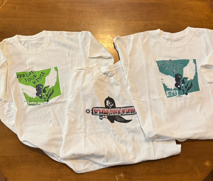 Vintage Tees Spread Your Wings Concert Charlotte NC NODA Set Of 3 Medium White