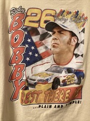Ricky Bobby Wonder Talladega Nights Men’s Graphic T-Shirt 2XL Beige Vintage
