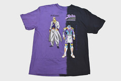 JoJo’s Bizarre Adventure Mens Jotaro & Star Platinum Split Dye Shirt New XL, 2XL