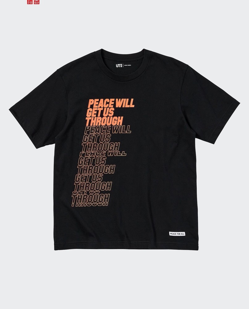 UNIQLO PEACE FOR ALL Graphic T-Shirt | Shingo Kunieda Japan NEW