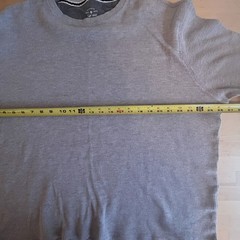 Member’s Mark Gray Cabincore Warm Thermal Waffle Soft Wash Long Sleeve SzXXL
