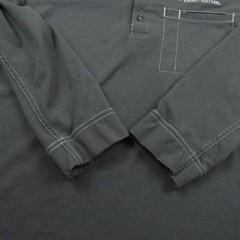 Bulwark Shirt Mens Large Gray Henley FR Fire Resistant IQ Westex Pocket Cat 2