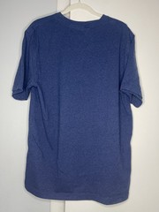 Carhartt Men’s M Loose Fit Blue Solid Pocket Logo Knit Crew Neck T-Shirt