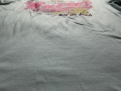 Buc-ee’s and the Beach Pale Blue Summer Adult T Shirt Sz L FREE SHIPPING B85