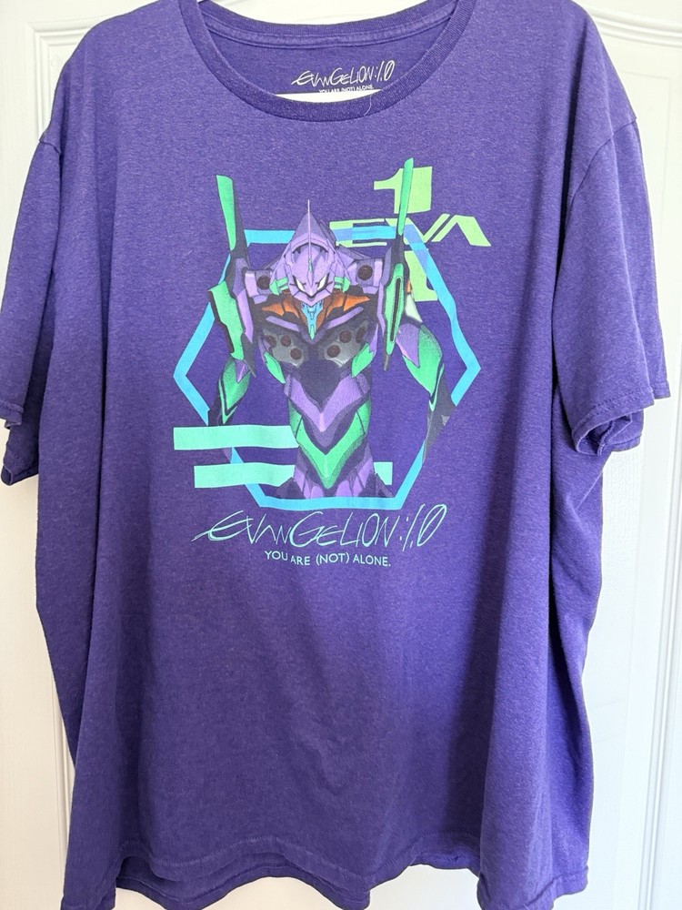 Loot Crate Anime Neon Genesis Evangelion 1.0 You Are Not Alone T-Shirt Size 3xl