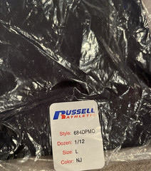 NEW! Russell Athletic Dri-Power Sports Shirt Adult Team set! LOT of 17 3 sizes