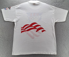 VINTAGE 1988 Olympics Seoul Korea T-Shirt Mens XL White Double-Sided Signal USA
