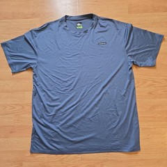 Quiksilver Surf Tee Shirt Mens Large Short Sleeve Loose Fit Rash Guard Blue L