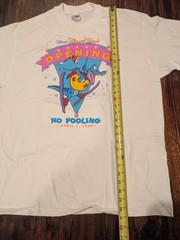 Vintage DEADSTOCK 1995 Disney Blizzard Beach Grand Opening RARE Shirt XL