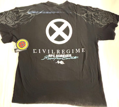 Civil regime Marvel X-Men Wolverine Oversized Graphic Tee Shirt Adult Size Large