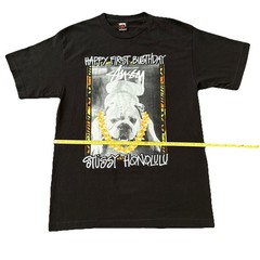 Stussy Honolulu Family and Friends HAPPY FIRST BIRTHDAY M **Extremely Rare!!**