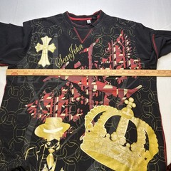 Vintage Sean John Men’s All-Over Graphic Tee Mens Sz XXL Y2K Hip Hop #0164