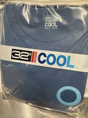 32 Degrees Cool T-Shirt Crew Neck or Vneck Short Sleeve XL Weatherproof Selead