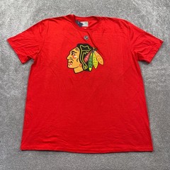 Fanatics Chicago Blackhawks Connor Bedard 98 Red NHL Hockey Jersey T Shirt 2XL