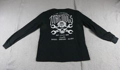 Mac Tools Black 2XL Graphic Print Thermal Henley Vintage Pull Over Mechanic