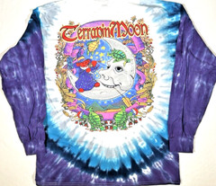 Grateful Dead Terrapin Moon Front/Back Graphic Tie Dye T-Shirt Size Large New