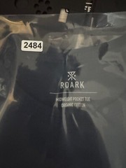 Roark Shirt Mens Small Blue Midweight Organic Cotton Sustainable Pocket Surf T