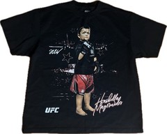 UFC Hasbulla Magomedov vs Everybody MMA 100% Cotton Black T-Shirt Adult L EUC
