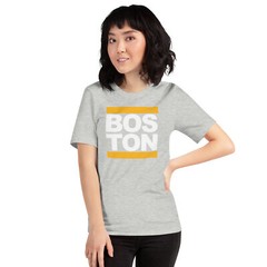 BOSTON BRUINS Run Style T-SHIRT Short Sleeve Tee Ice Hockey Team BOS Champions