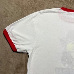 Moolay Bushpig Bait Co Ringer T Shirt Mens XL White Red Pig Graphic Outdoor Tee