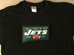 NFL JETS NJ LED Sound Activated LIGHTS UP LED T-Shirt ALL SIZES Wireless