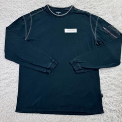 Kuhl Shirt Mens Medium Teal Kommando Crew Neck Long Sleeve Zipped Pocket Tee M