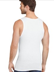 Jockey Men’s Made in America 100% Cotton Tanks – 2 Pack – White – XXL