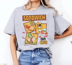 Lilo and Stitch Pudge the Fish and Reuben Sandwich Fan Club T-Shirt