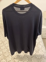 Set Of 5 Emporio Armani Men’s Beige Black And Navy Blue T-Shirts Pit 24 L 30