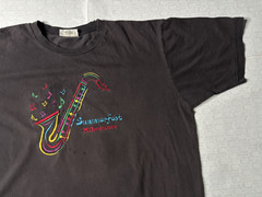 Vintage Milwaukee Summerfest T Shirt Saxophone Men XL