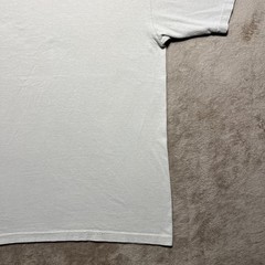 Vintage Y2K Blank T Shirt Mens XL Beige Cotton Basic Minimal Tee Anvil Tag