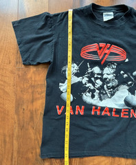 VINTAGE 90s Van Halen 1991 F**Kin Live and Uncensored Tour Single Stitch SZ L