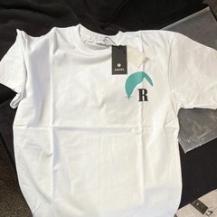 RHUDE Men’s M White Graphic Logo T-Shirt Short Sleeve Crew Neck NWT